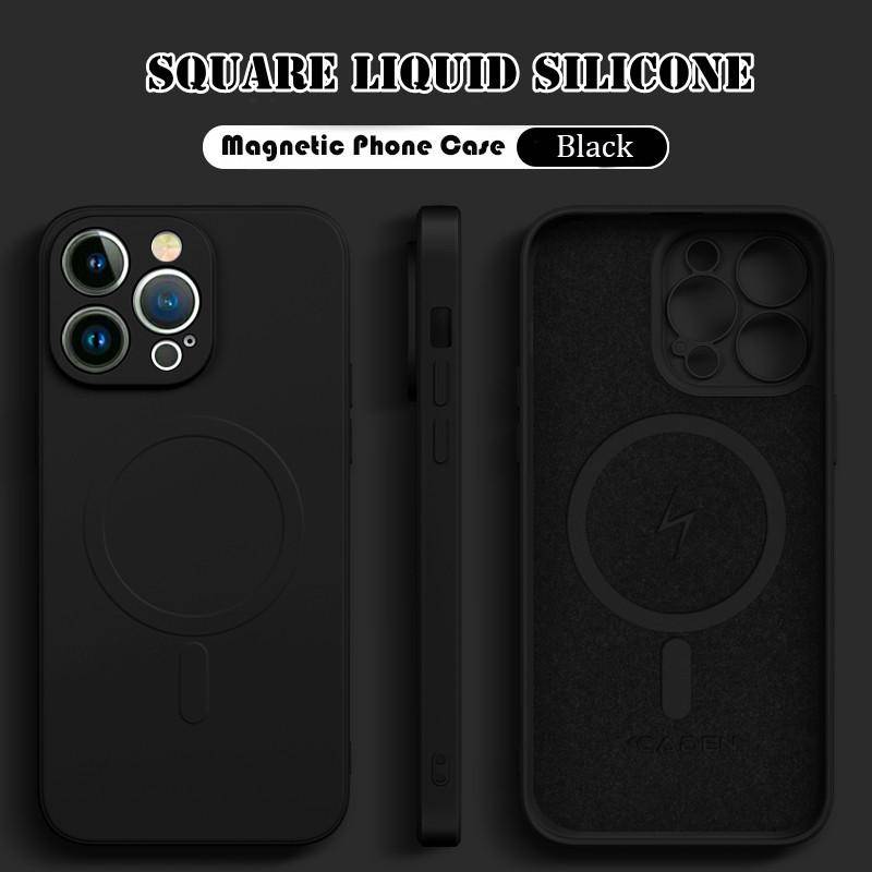 Magnetische für Magsafe Wireless Charging Case für iPhone 15 14 13 12 11 Pro Max X XR XS 15 Plus Weiche Flüssigkeit Silikon Vollständige Schutzhülle iPhone X or XS schwarz Magnetische für Magsafe Wireless Charging Case für iPhone 15 14 13 12 11 Pro Max X XR XS 15 Plus Weiche Flüssigkeit Silikon Vollständige Schutzhülle iPhone X or XS schwarz von Joom DACH