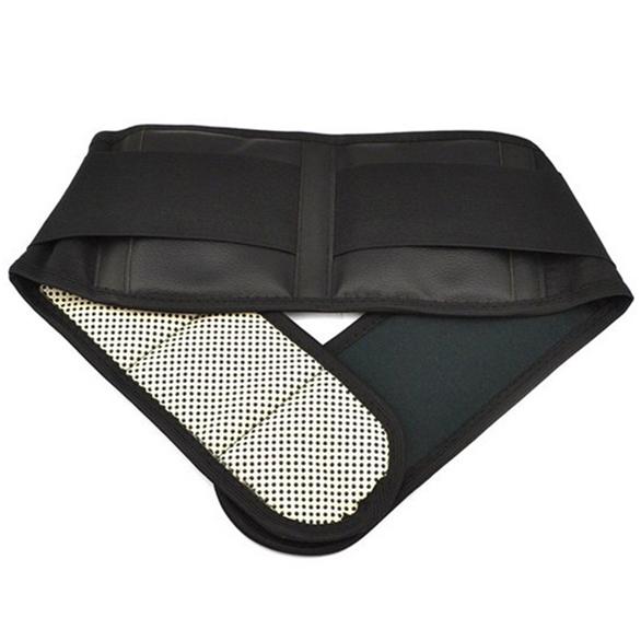 Magnetischer Rückenstützgürtel, Taille, untere Taille, Bauch, doppelte Anpassung, Schmerzlinderung, selbsterwärmender Gürtel L schwarz von Joom DACH