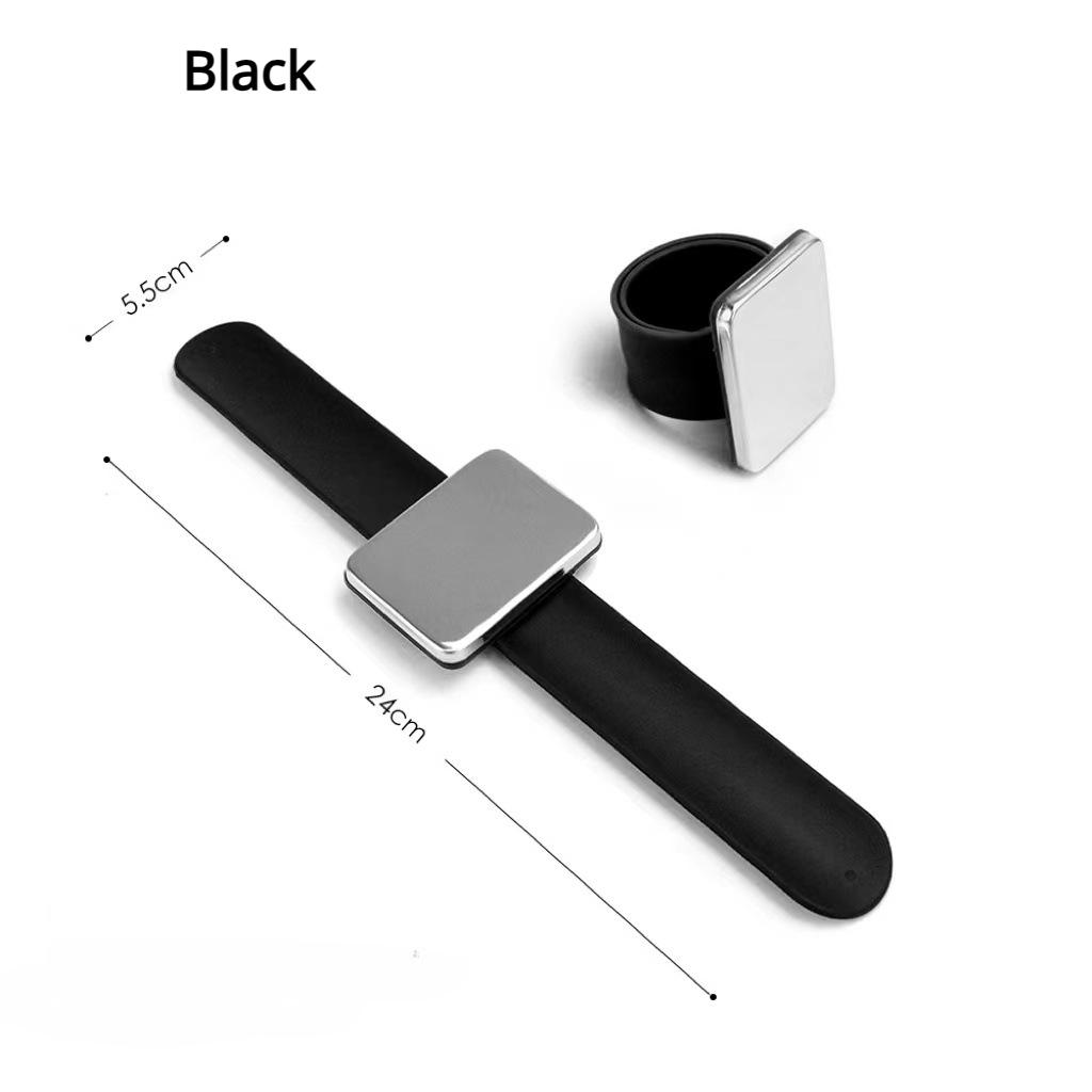 Magnetisches Nadelkissen zum Nähen, Silikon-Nadelkissen für das Handgelenk, sichere Aufbewahrung von Nadeln für Armbänder, Nähnadeln, Nadelhalter für Armbänder, 4 Farben schwarz Magnetisches Nadelkissen zum Nähen, Silikon-Nadelkissen für das Handgelenk, sichere Aufbewahrung von Nadeln für Armbänder, Nähnadeln, Nadelhalter für Armbänder, 4 Farben schwarz von Joom DACH