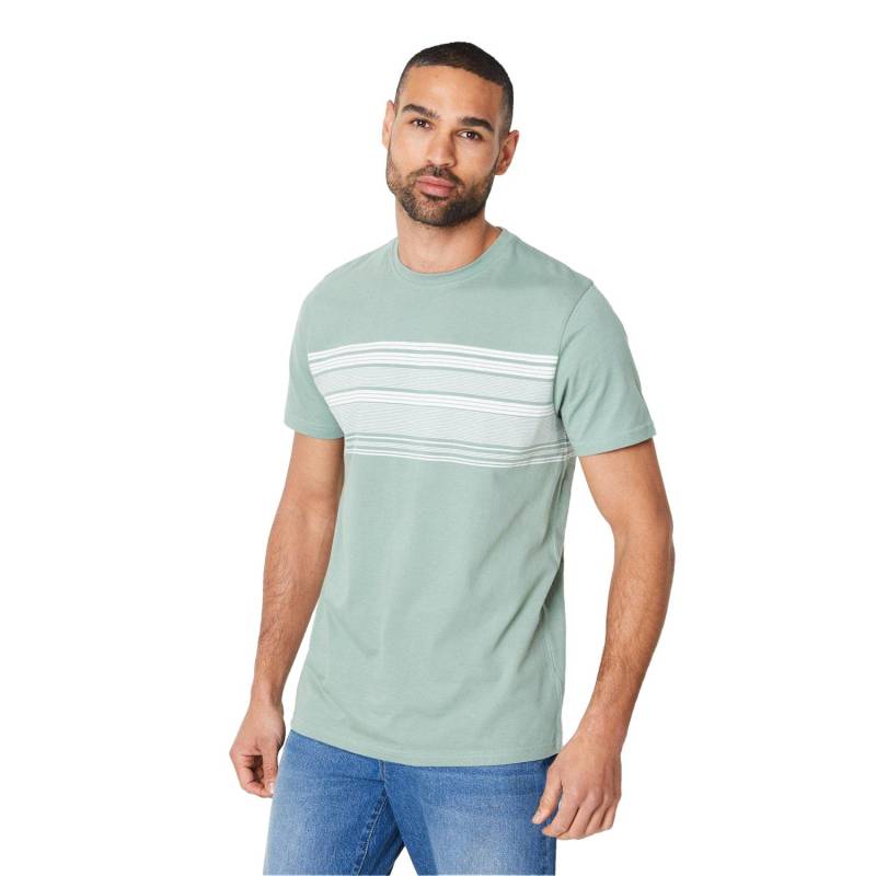 Maine Herren Baumwoll-T-Shirt mit Bruststreifen XXL grün/khaki Maine Herren Baumwoll-T-Shirt mit Bruststreifen XXL grün/khaki von Joom DACH