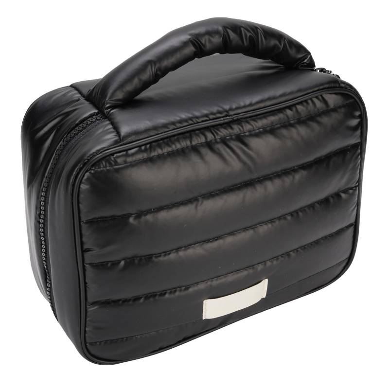 Make-up Kosmetiktasche Große Kapazität Regendicht Stilvoll Tragbarer Make-up Taschen Organizer für Zuhause Reise schwarz von Joom DACH