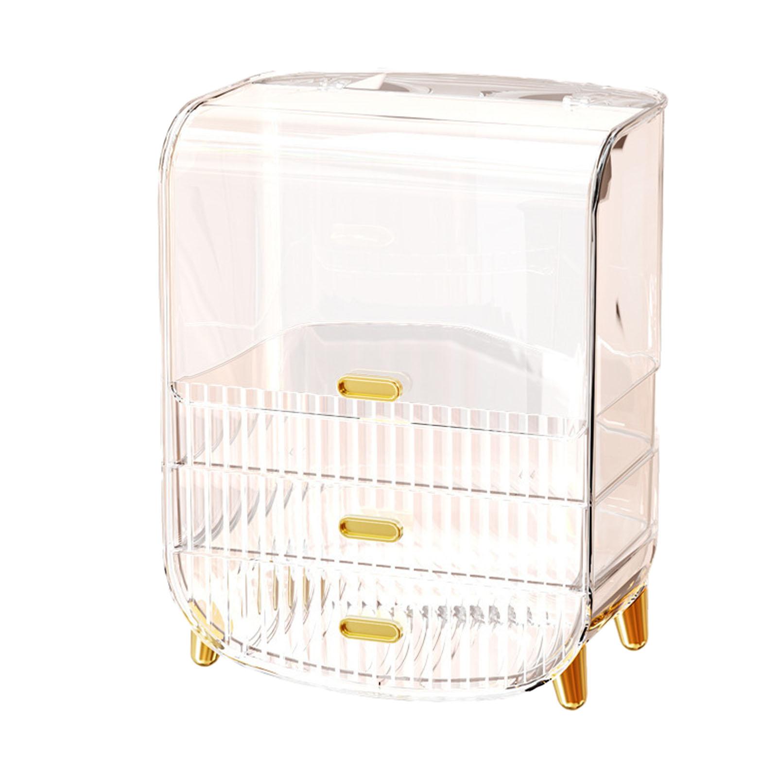 Make-up-Organizer Staubdicht Große Kapazität Klarer Acryl-Make-up-Halter für Kosmetikzubehör von Joom DACH