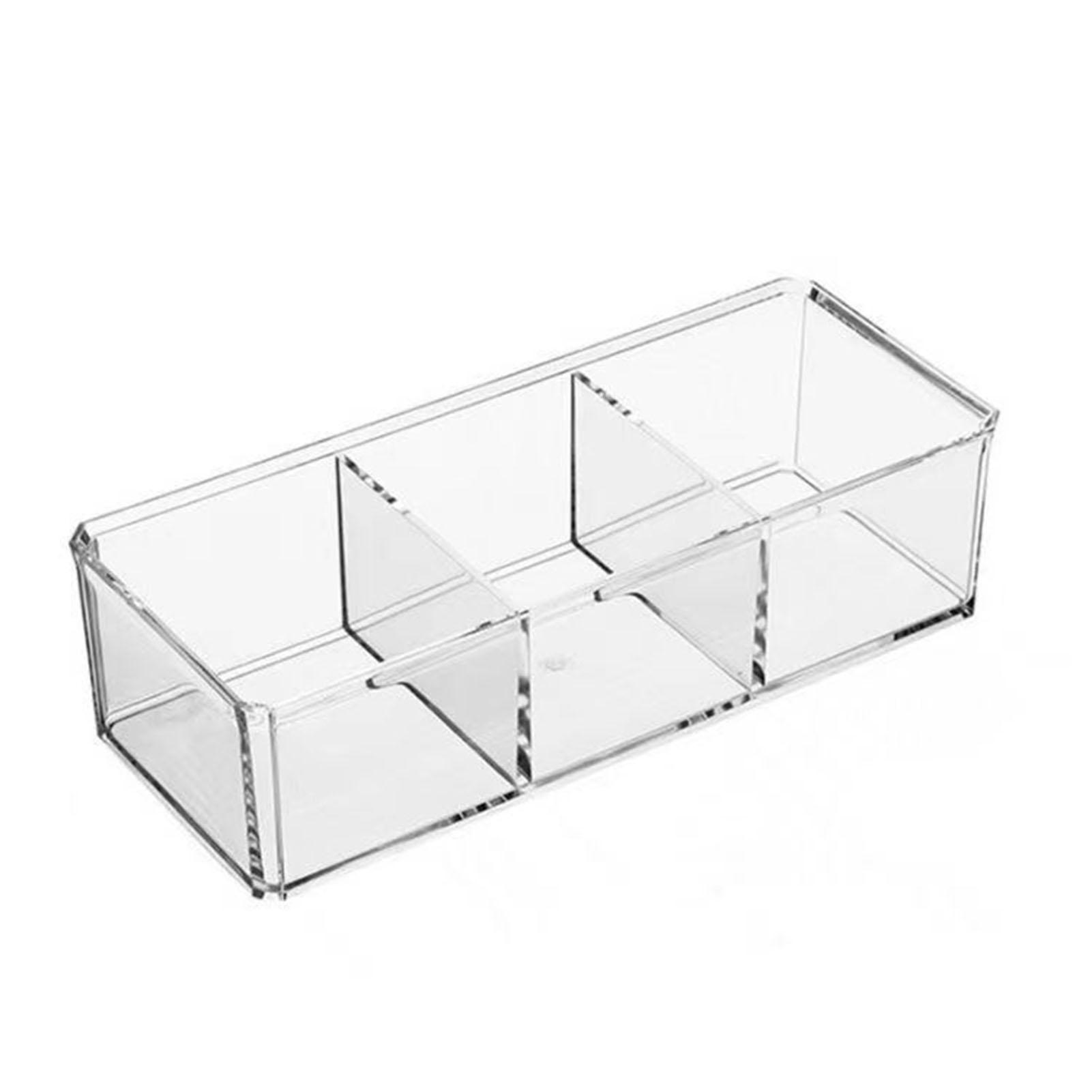 Make-up-Organizer aus Acryl, 3 Fächer, transparent, multifunktional, unterteilte Aufbewahrungsbox für Wattepads Make-up-Organizer aus Acryl, 3 Fächer, transparent, multifunktional, unterteilte Aufbewahrungsbox für Wattepads von Joom DACH