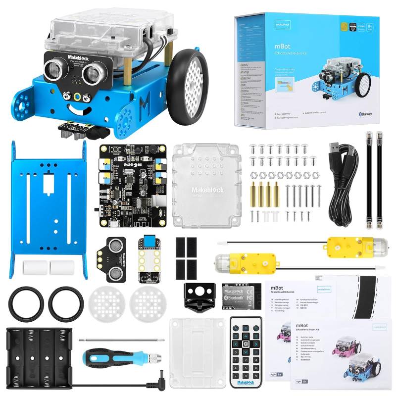 Makeblock mBot Kit STEM Education Arduino Scratch Programmierbares Roboter-Kit für Kinder zum Erlernen des Programmierens, Englische Version 2.0 - von Joom DACH