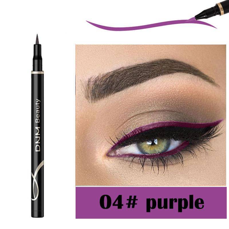 Makeup Eyeliner Wasserdichter Hochglanzstift Nylonkopf Liegender Seidenraupen-Augenbrauenstift Schnelltrocknender flüssiger Eyeliner 4 von Joom DACH
