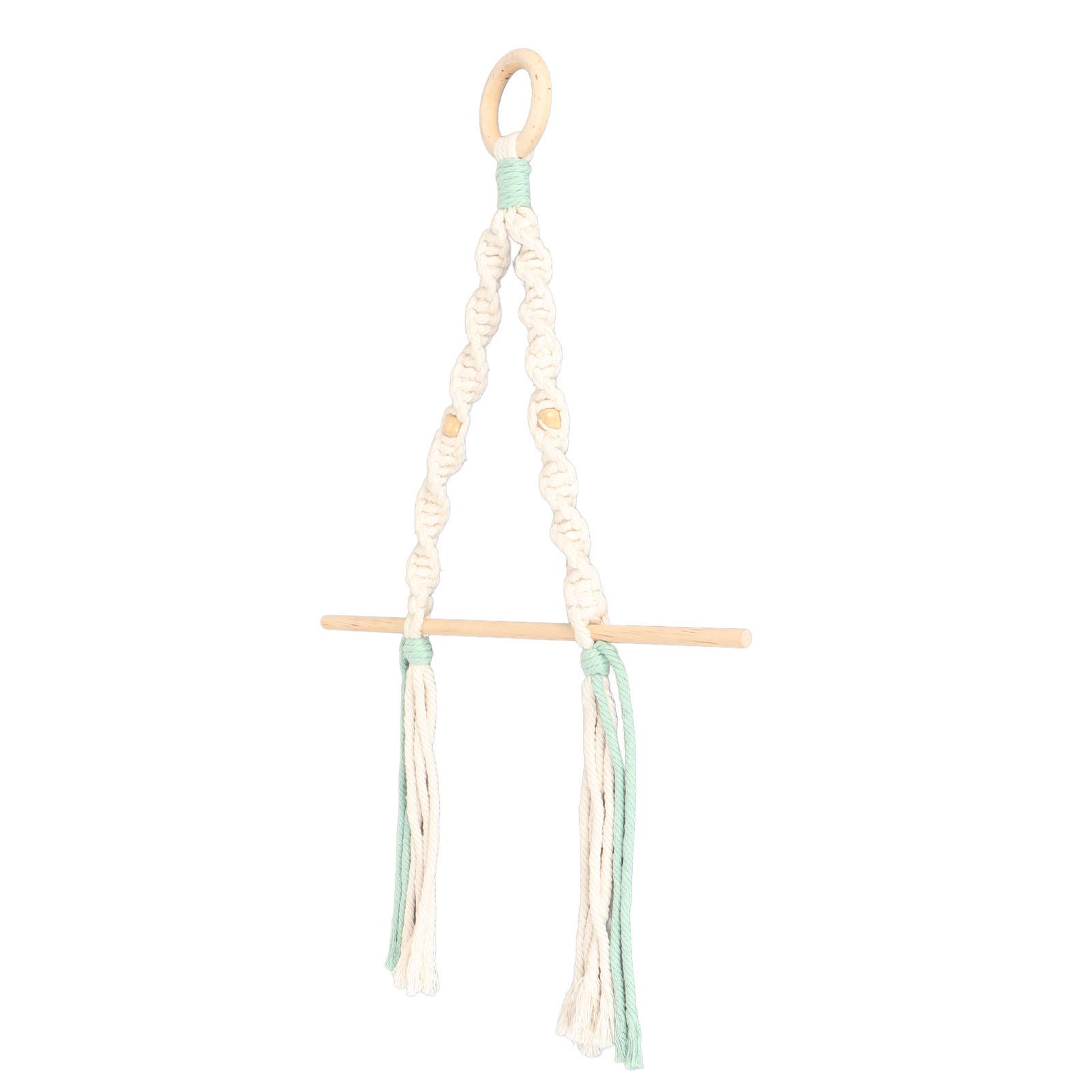 Makramee Papierhandtuchhalter Schlicht Elegant Einfache Installation Baumwollseil Handtuchhalter für Badezimmer von Joom DACH