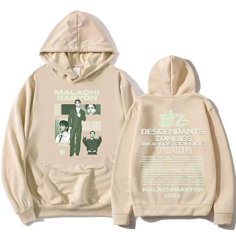 Malachi Barton Hoodies Zzombies Worlds Collide Tour Sweatshirts Langarm Mode Kapuzenpullover Filmdruck Kapuzenpulli Mädchen M von Joom DACH