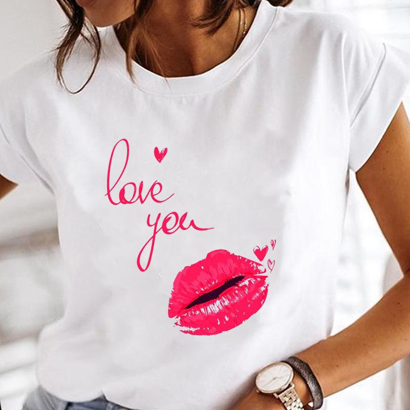 Mama Aquarell Mutter Trend 90er Jahre Mama Kurzarm Print T-Shirt Top Sommer Mode T-Shirt Dame weibliche Kleidung lässig Grafik T-shirt XXXXL von Joom DACH