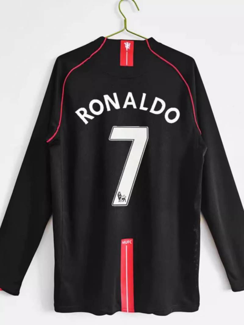 Man United 07-08 Retro Nein. 7 Ronaldo Trikot - Kurz-/Langarm, Heim/Auswärts, Premier League & Champions League. M von Joom DACH