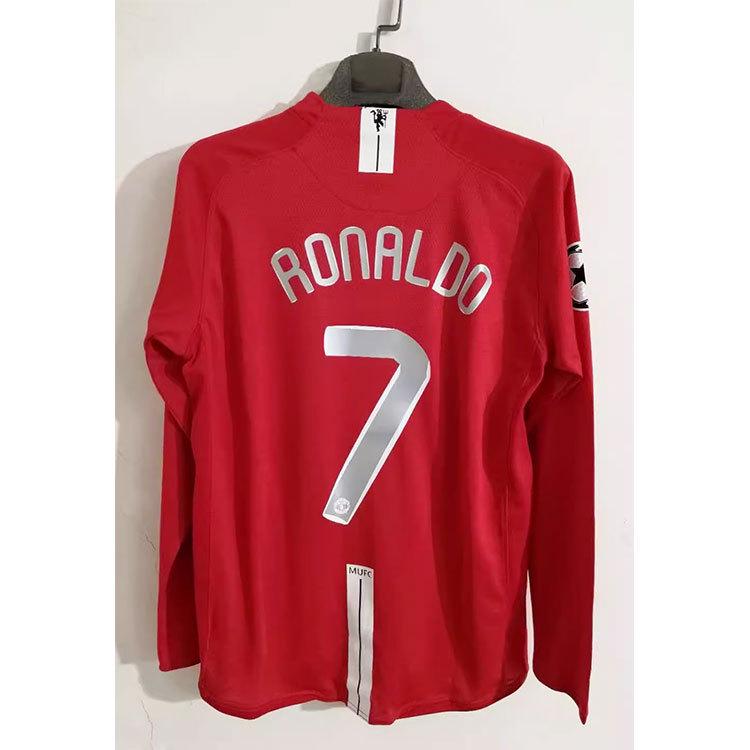 Man United 07-08 Retro Nein. 7 Ronaldo Trikot - Kurz-/Langarm, Heim/Auswärts, Premier League & Champions League. S von Joom DACH