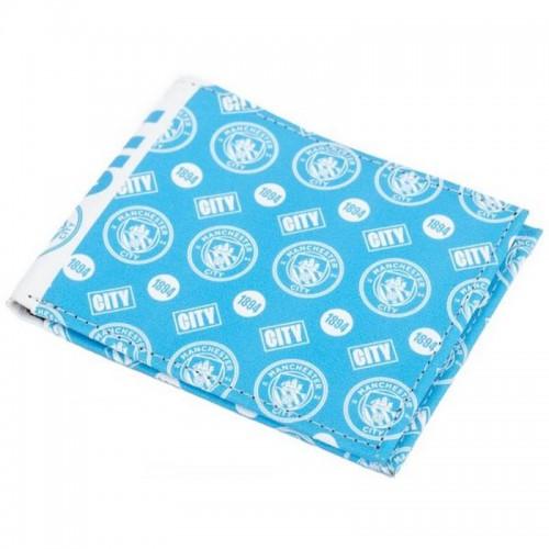 Manchester City FC Icon Bi-Fold-Geldbörse One Size weiß/himmelblaue von Joom DACH