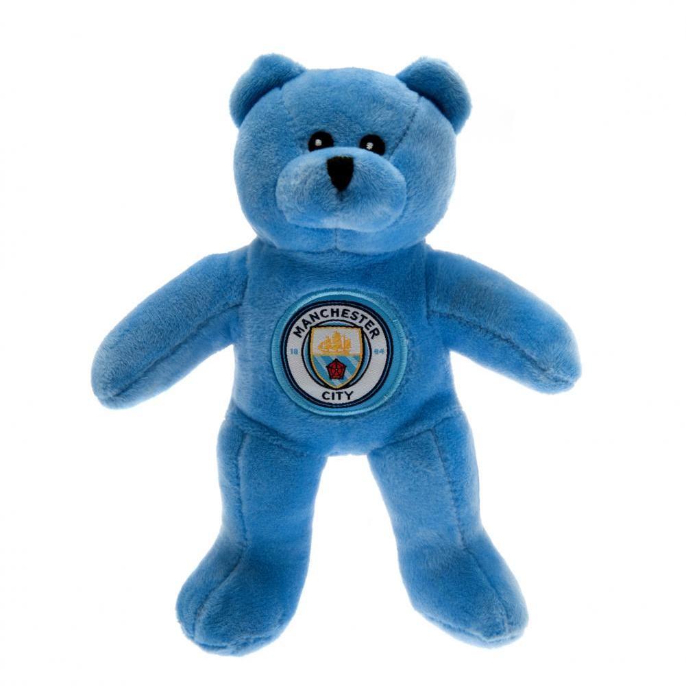 Manchester City FC Mini-Bär-Plüschtier 20cm blau von Joom DACH
