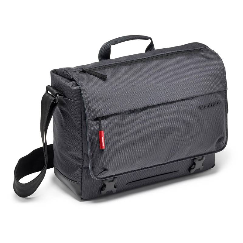 Manfrotto Messenger Bag Manhattan Collection Speedy 10 Bietet Platz für einen 12-Zoll-PC Kann an einem Stativ befestigt werden Regenschutz inklusive Wasserabweisendes Material MB graue von Joom DACH
