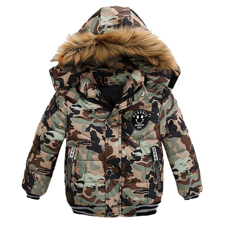 Mantel Kinder Winterjacke Mantel Jungen Jacke Warme Kapuze Kinderkleidung 130 kaffeebraun von Joom DACH