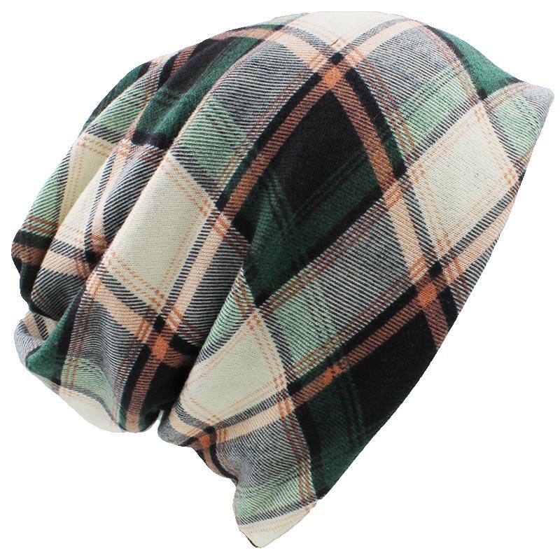 Marke Herbst Winter Hüte Für Frauen Skullies Und Mützen Männer Hut Unisex Plaid Design Kontrast Farbe Damen Hut BHT022 One Size von Joom DACH