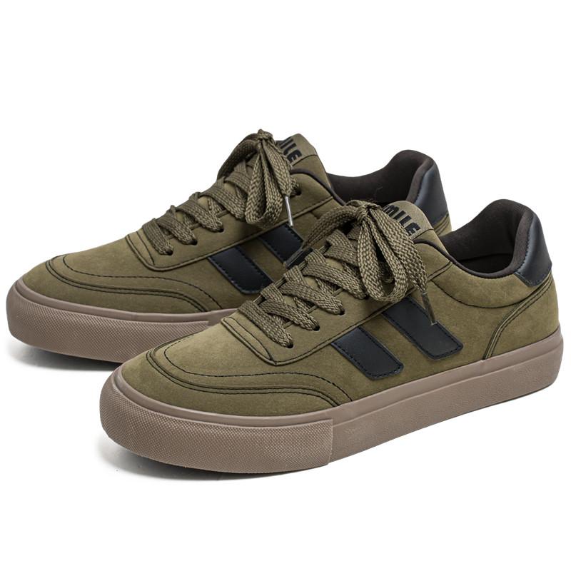 Marke Herren Sportschuhe Luxus Leder Freizeitschuhe für Herren Trend All-Match Boardschuhe Vielseitige Herren Sneaker Tenis Masculino 43 von Joom DACH