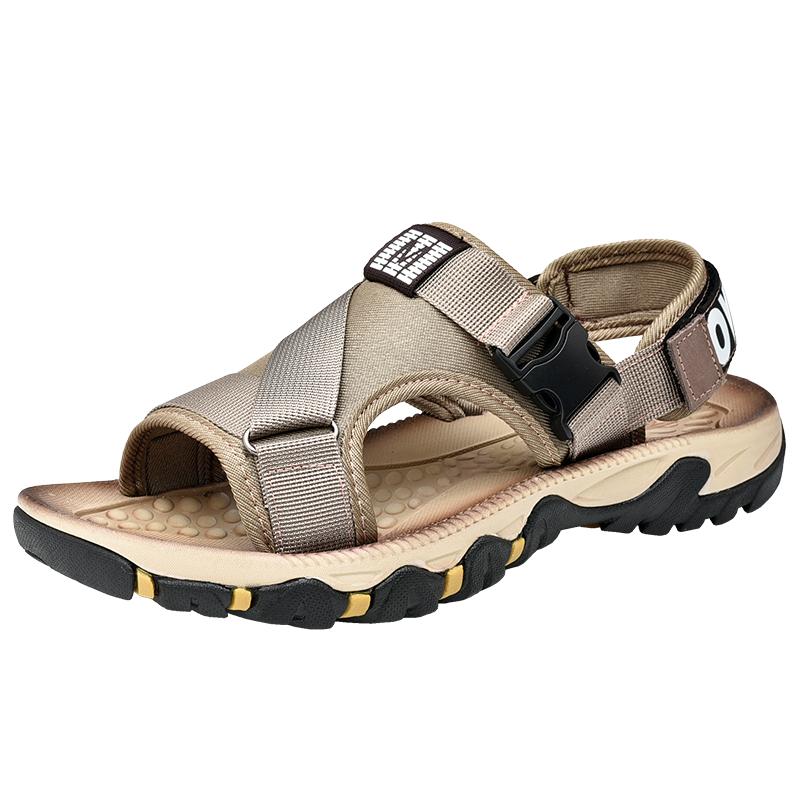 Marke Klassische Herren Sandalen Sommer Echtes Leder Sandalen Männer Outdoor Casual Leichte Sandale Mode Männer Turnschuhe Größe 38-46 47 von Joom DACH