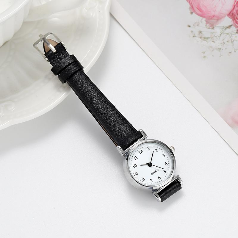Marke Quarzuhren für Frauen Hochwertige Damen Luxusmode Kleines Zifferblatt Beiläufige Uhr Leder Armbanduhr Relojes Para Mujer 1PCS schwarz von Joom DACH