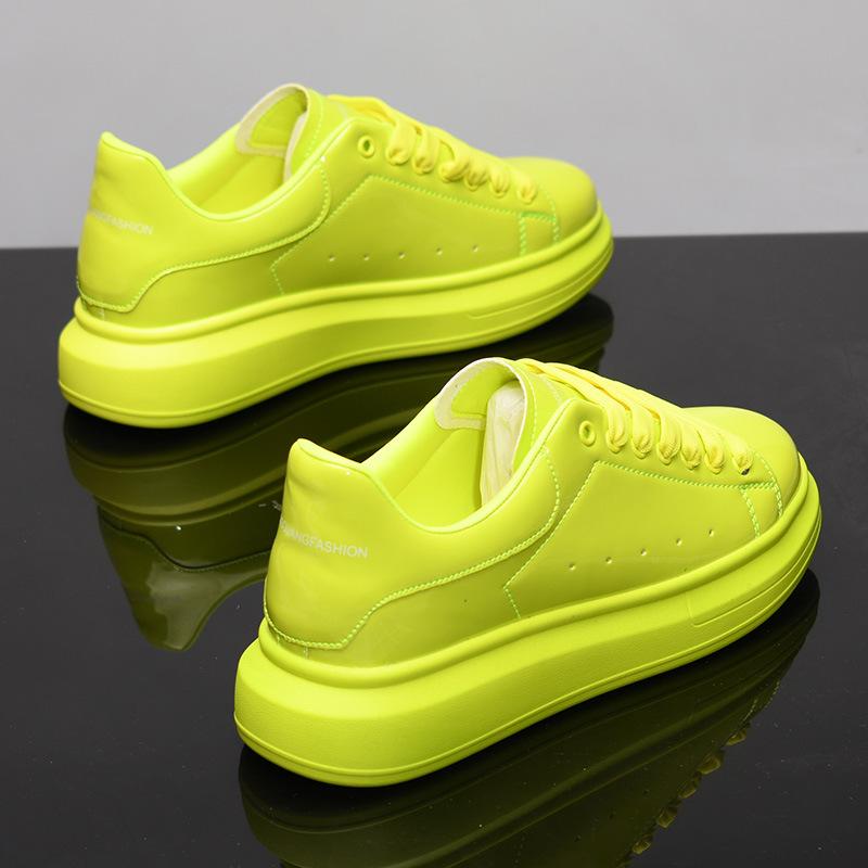 Marke schwarz weiß schuhe paare atmungsaktive casual schuhe männer und frauen tennis schuhe bequeme laufschuhe 42 gelb von Joom DACH