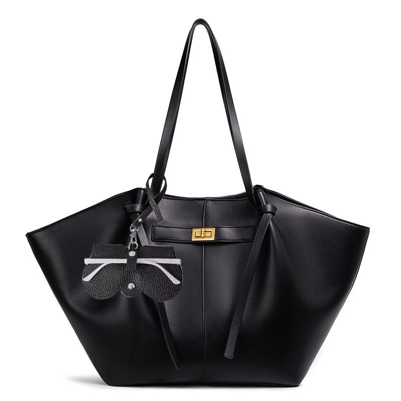 Marken-Designer-Schulter-Tragetaschen für Damen Weiches PU-Leder Große Kapazität Shopper-Tragetasche Achsel 2025 Luxus-Designer-Handtaschen schwarz von Joom DACH