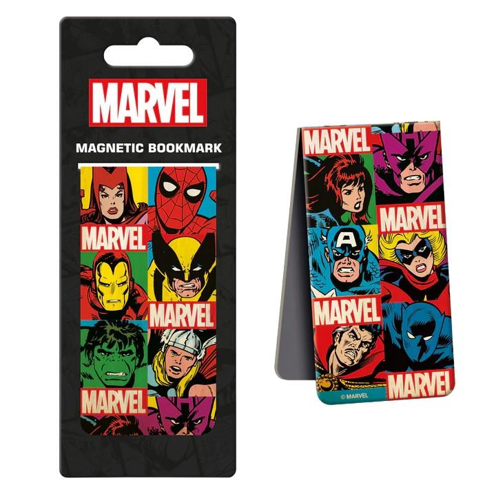 Marvel Comics Magnetisches Retro-Lesezeichen One Size schwarz von Joom DACH