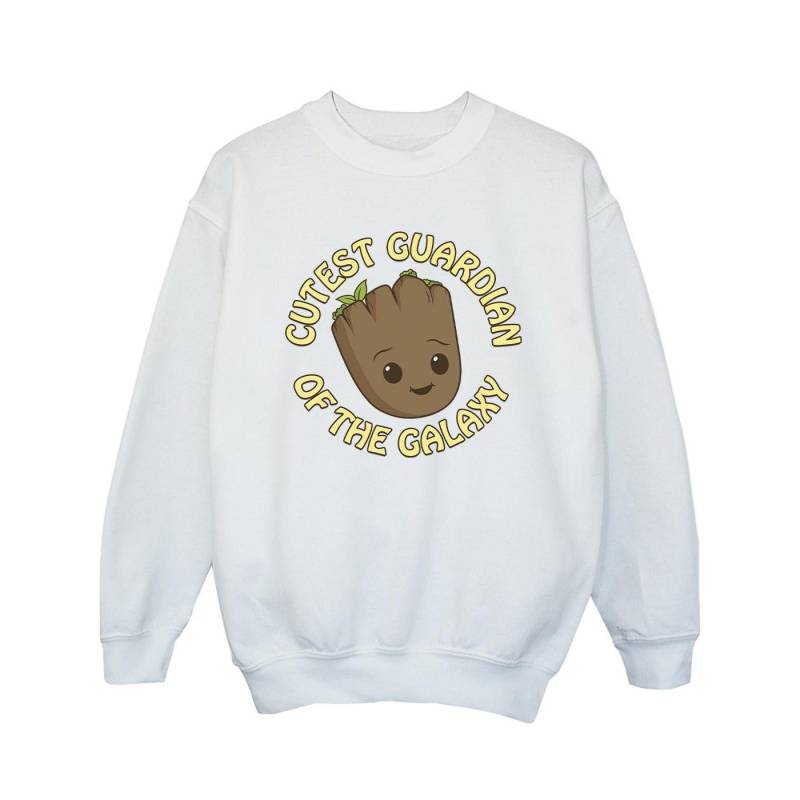 Marvel Girls I Am Groot Cutest Guardian Sweatshirt 3-4 Years weiß von Joom DACH