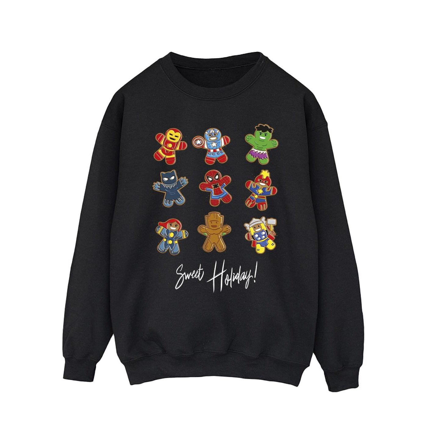Marvel Herren Gingerbread Avengers Sweatshirt S schwarz Marvel Herren Gingerbread Avengers Sweatshirt S schwarz von Joom DACH