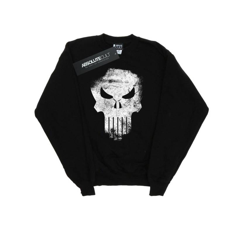 Marvel Herren-Sweatshirt „The Punisher Distrressed Skull“. XXL schwarz von Joom DACH