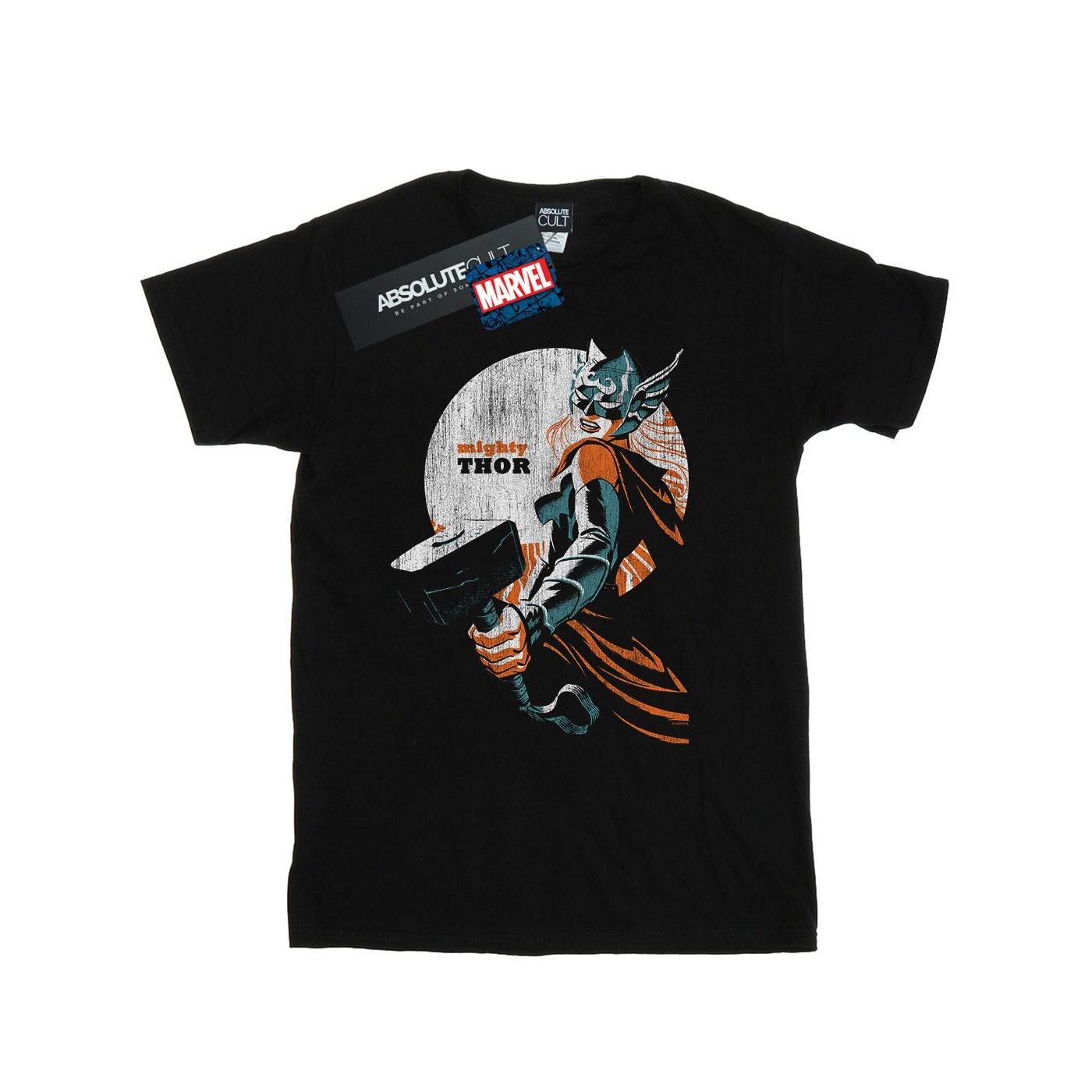 Marvel Herren The Mighty Thor Propaganda Distressed T-Shirt S schwarz von Joom DACH