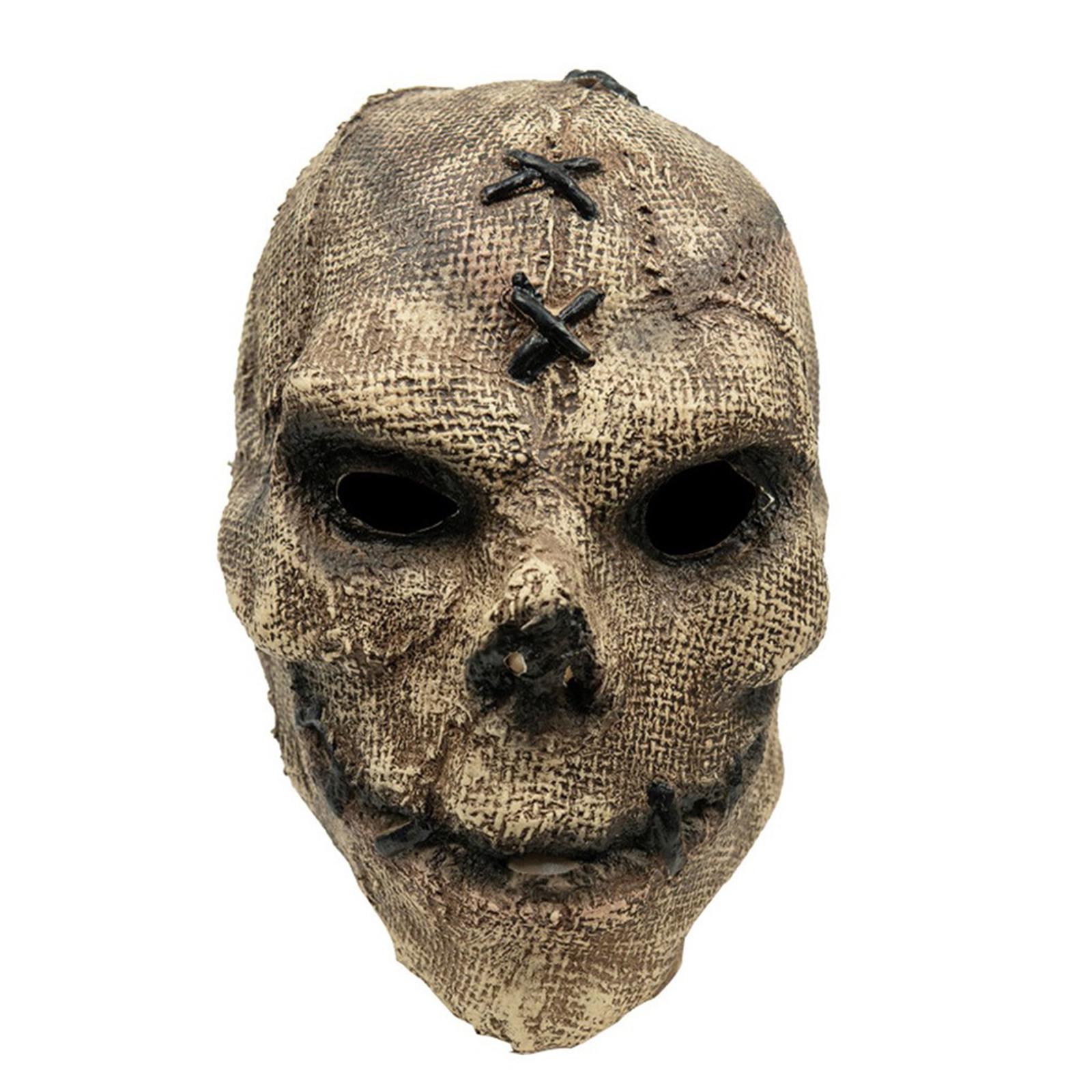 Maske Totenkopfmaske Horror Vollkopf Skelett Kopfbedeckung Realistische Cosplay Maske Requisiten für Frauen Männer Geschenke von Joom DACH