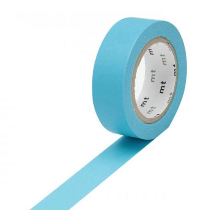 Masking Tape - Einfarbig - Blau - 1,5 cm x 7 m - Ideal für Scrapbooking - Einfach neu zu positionieren blau von Joom DACH