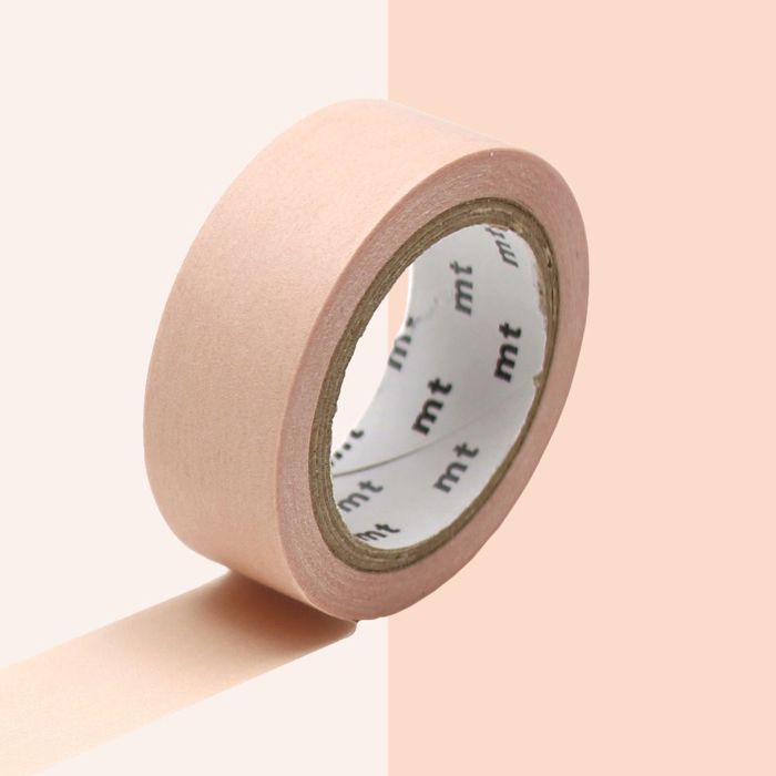 Masking Tape - Einfarbig - Orange - 1,5 cm x 7 m - Ideal für Scrapbooking - Leicht neu zu positionieren orange von Joom DACH