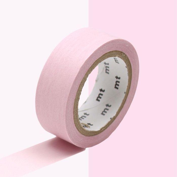 Masking Tape - Einfarbig - Rosa - 1,5 cm x 7 m - Ideal für Scrapbooking - Einfach neu zu positionieren rosa von Joom DACH