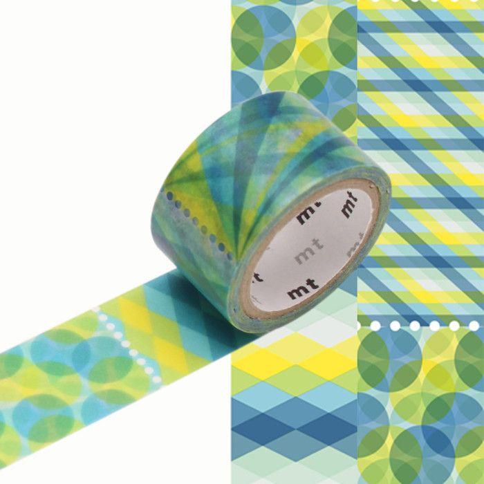 Masking Tape - MASKING TAPE (MT) - PRÉDÉCOUPÉ geometric - pattern - Multicolore - Assort von Joom DACH