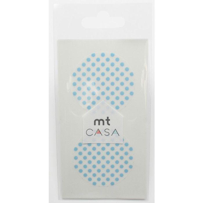 Masking Tape - MASKING TAPE (MT) - SEAL Sticker rond en washi pois bleu - Papier washi - Repositionnable von Joom DACH