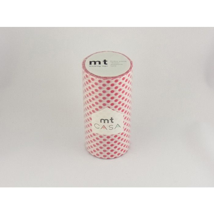 Masking Tape MT 100 mm CASA Pois Punkte rot rot von Joom DACH