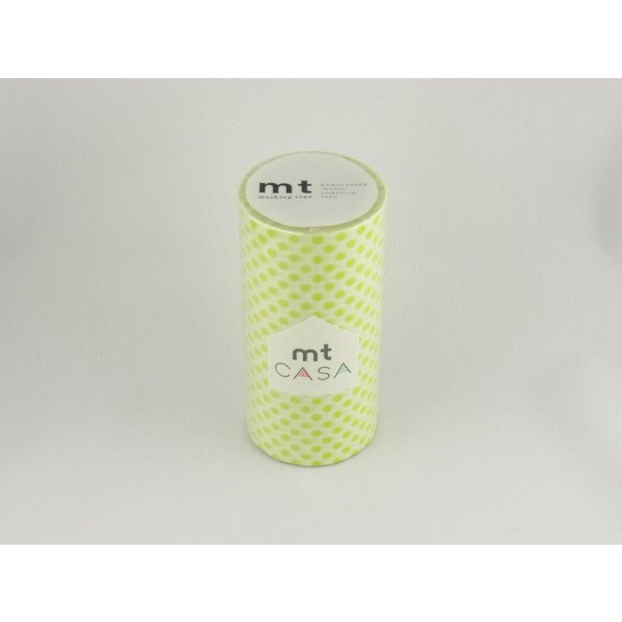 Masking Tape MT 100 mm CASA Limettengrüne Punkte von Joom DACH