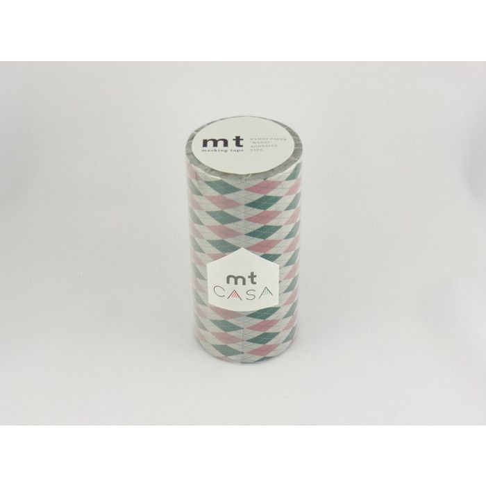 Masking Tape MT 100 mm CASA argyle pink von Joom DACH