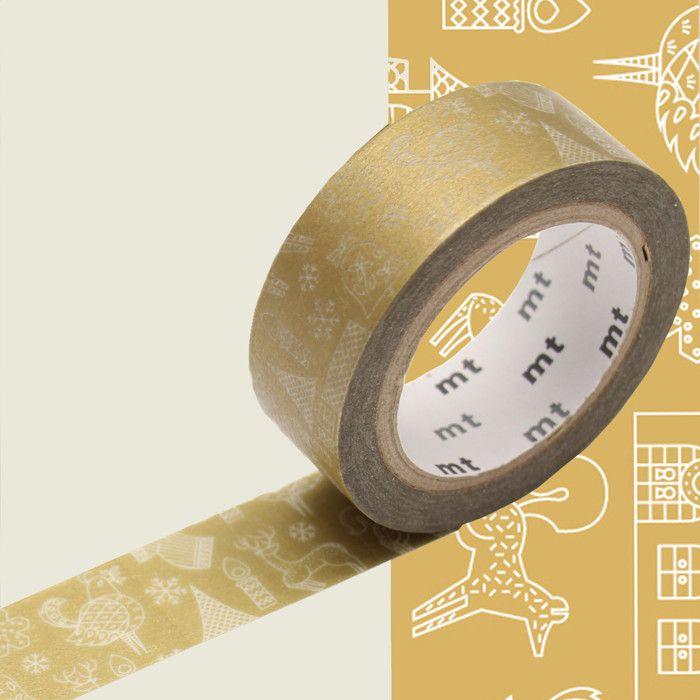 Masking Tape MT 15 mm NOEL zeichnet - ich Weihnachten - Strichzeichnung - Masking Tape (MT) Mehrfarbig - Sortiert von Joom DACH