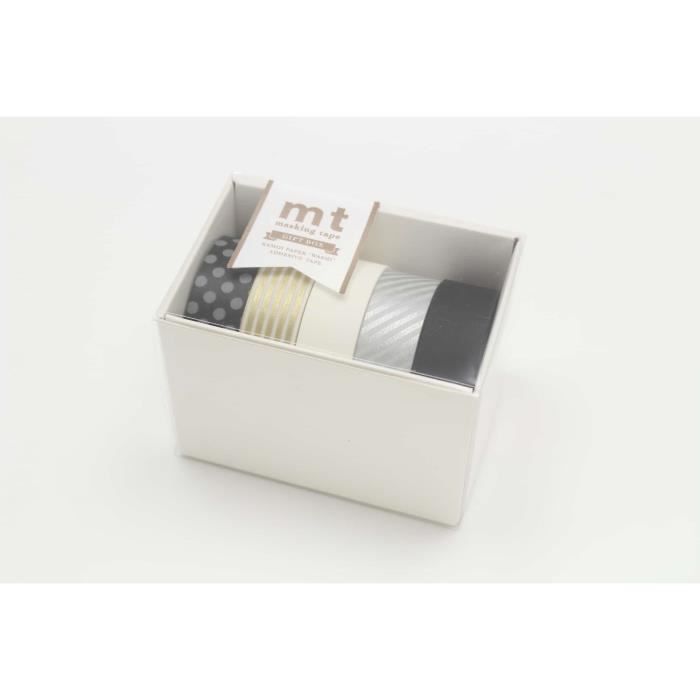 Masking Tape MT 15 mm Sortiment 5 Stück Gold - Silber 2 von Joom DACH