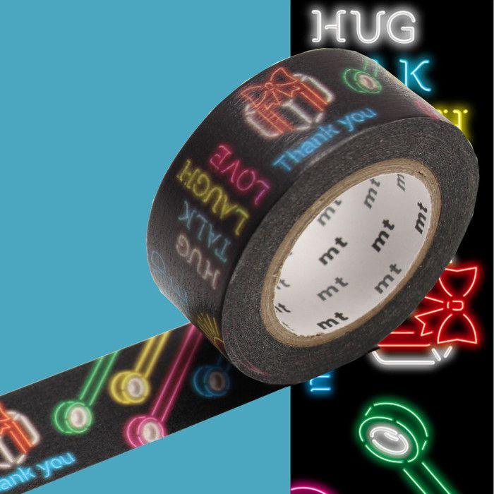 Masking Tape MT 20 mm EX Neonbotschaften - Masking Tape (MT) Mehrfarbig - Sortiert von Joom DACH