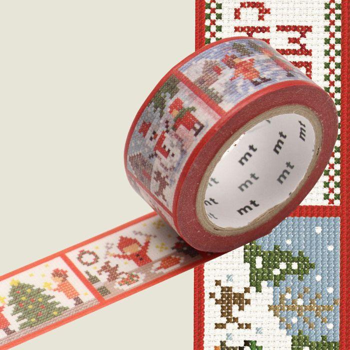 Masking Tape MT 20 mm WEIHNACHTEN Winterszenen - stitch story - Masking Tape (MT) Mehrfarbig - Sortiert von Joom DACH