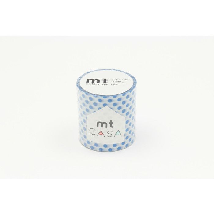 Masking Tape MT 50 mm CASA Pois bleu - Punkte blau von Joom DACH