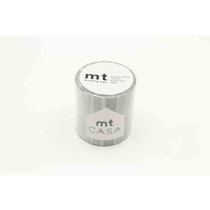 Masking Tape MT 50 mm CASA schräge Linien schwarz - monochrome Randschrift - Masking Tape (MT) Mehrfarbig – sortiert. von Joom DACH