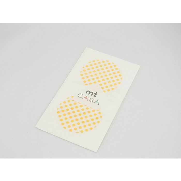 Masking Tape MT CASA SEAL Sticker rond en washi pois - dot apricot - Masking Tape (MT) Orange von Joom DACH