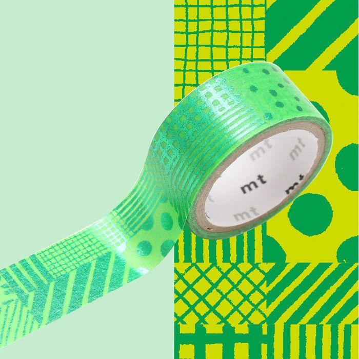 Masking Tape MT FAB metallic grün Script - Script grün - Masking Tape (MT) Mehrfarbig - Sortiert grün von Joom DACH