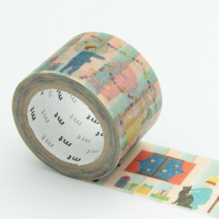 Masking Tape MT NOEL Retro Weihnachten - Raum der Weihnacht - Masking Tape (MT) Mehrfarbig - Sortiert von Joom DACH