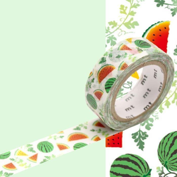 Masking Tape - MT - pastèque - Rouge - Vert - Papier Adhésif von Joom DACH