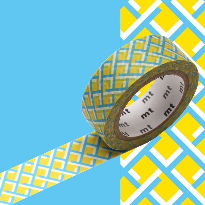 Masking Tape MT tressage fond jaune gelb von Joom DACH