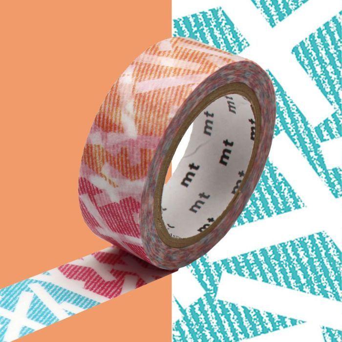 Masking Tape mit blauen und rosa Klebemustern - 1,5 cm x 7 m blau Masking Tape mit blauen und rosa Klebemustern - 1,5 cm x 7 m blau von Joom DACH